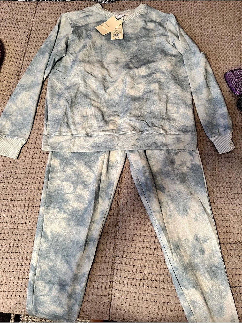 Tie-Dye Lounge Sweatshirt and Jogger Pants
